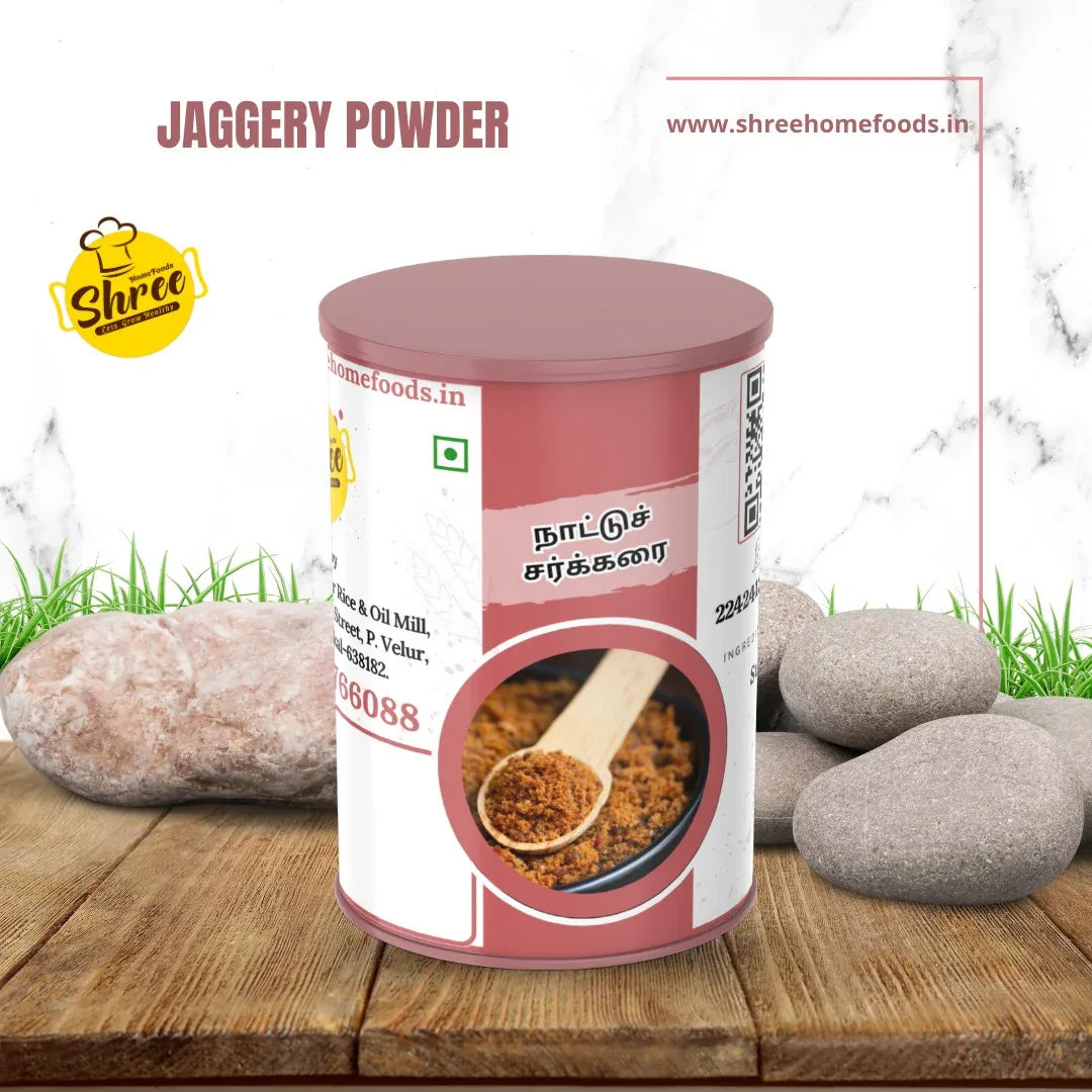 Shree Home Food Jaggery Powder - 1 kg (Pack of 2) - Orgoshops