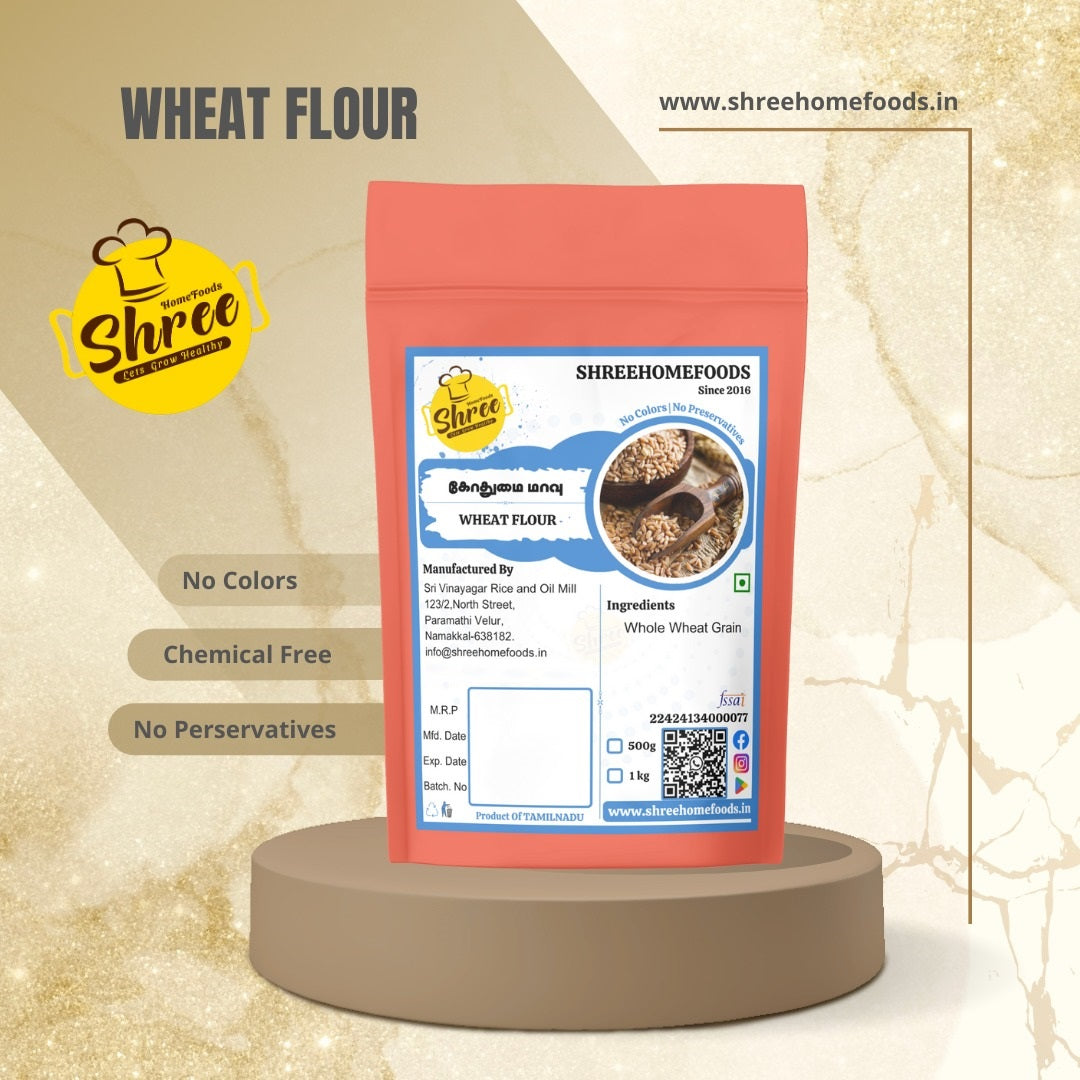Shree Home Food Wheat Flour / Kothumai Maavu - 1 kg