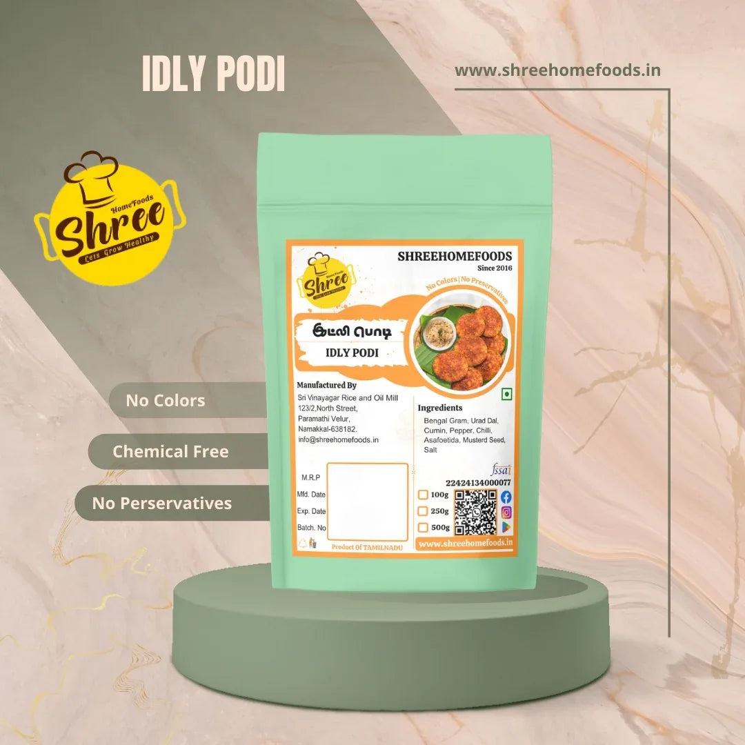 Shree Home Food Idly Podi - 250 g - Orgoshops