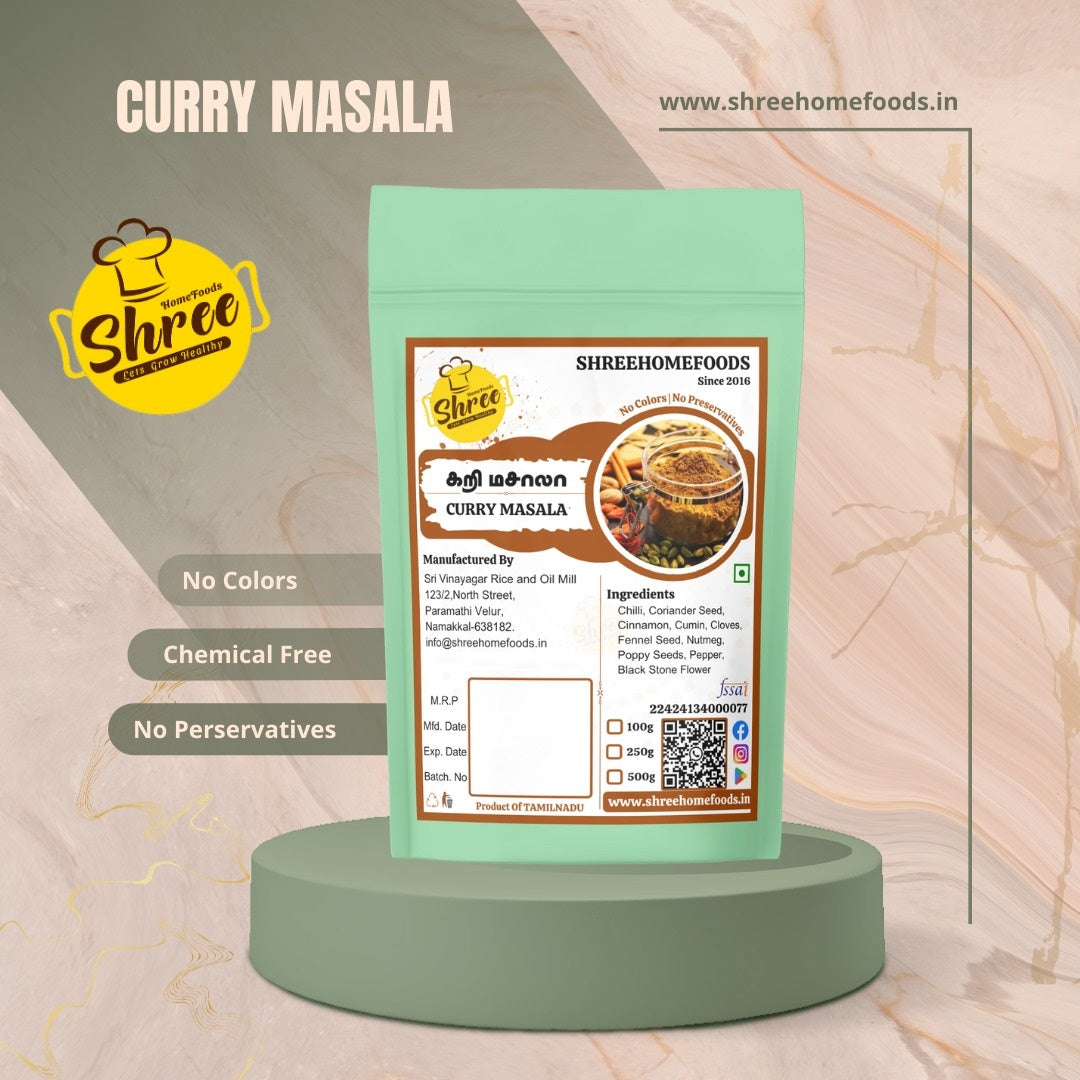 Shree Home Food Curry Masala - 250 g