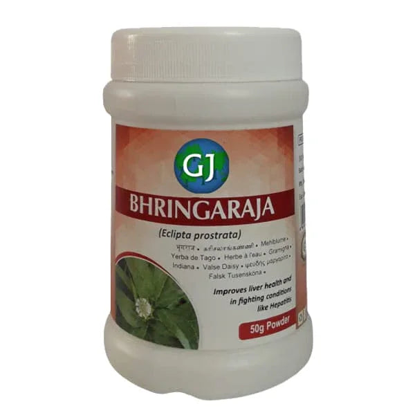 Gj Global Bhringaraj Powder | Karisalankanni Powder - 50 g - Orgoshops