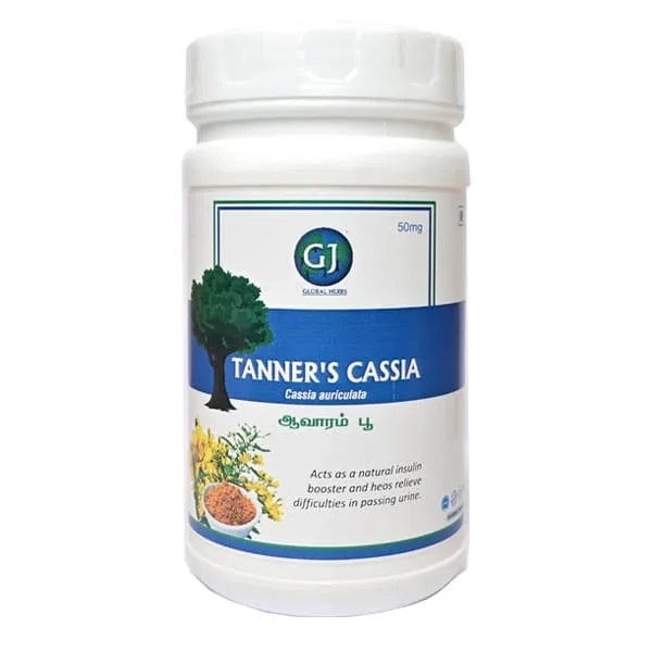 Gj Global Tanner's Cassia Powder | Avaaram Poo Powder - 50 mg - Orgoshops