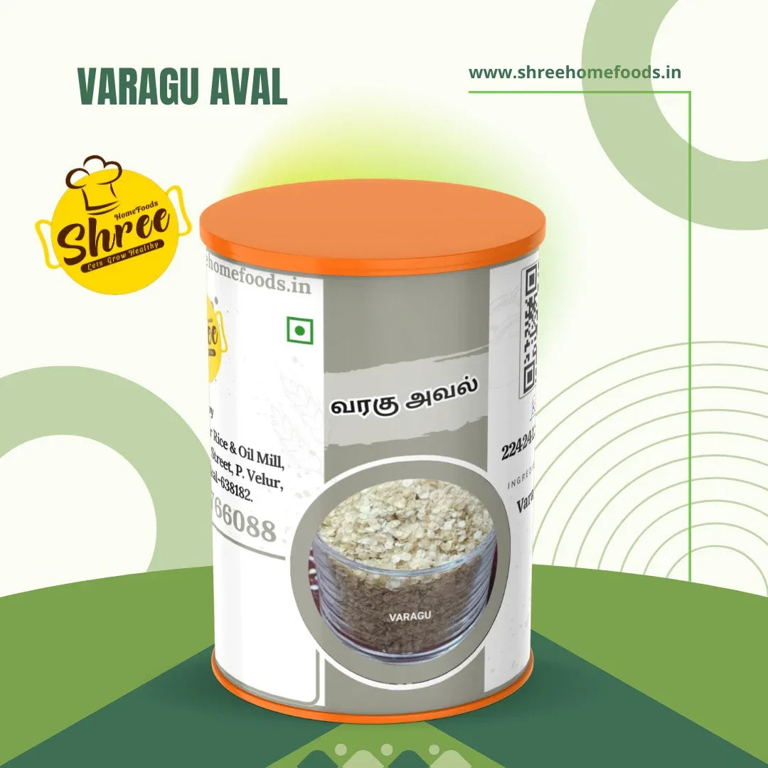 Shree Home Food Kodo Millet Flakes / Varagu Aval - 500 g - Orgoshops