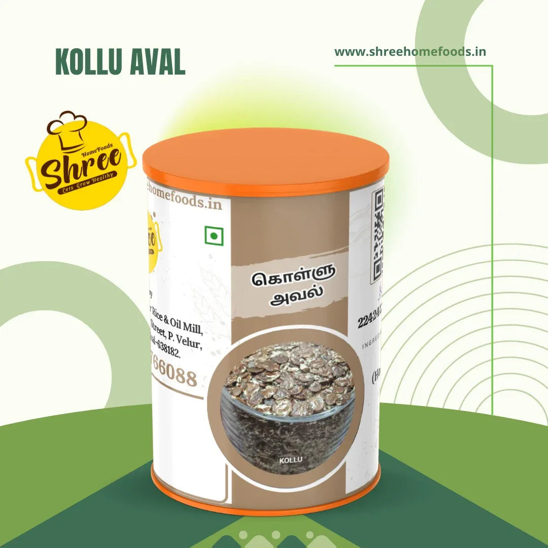 Shree Home Food Horse Gram Flakes / Kollu Aval- 500 g - Orgoshops