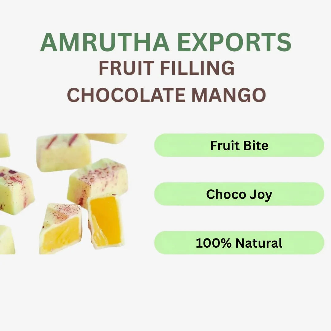 Amrutha Exports Fruit Filling Chocolate Mango - Orgoshops