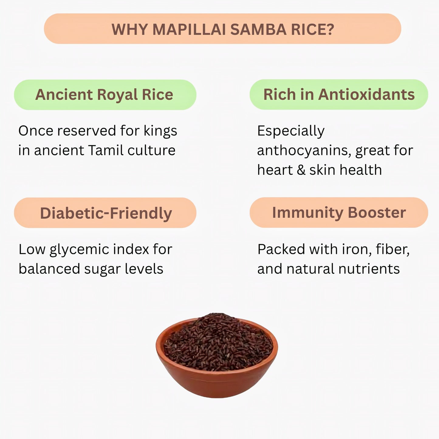Araikkal Mapillai Samba Rice - 500 g ( Pack of 2 )