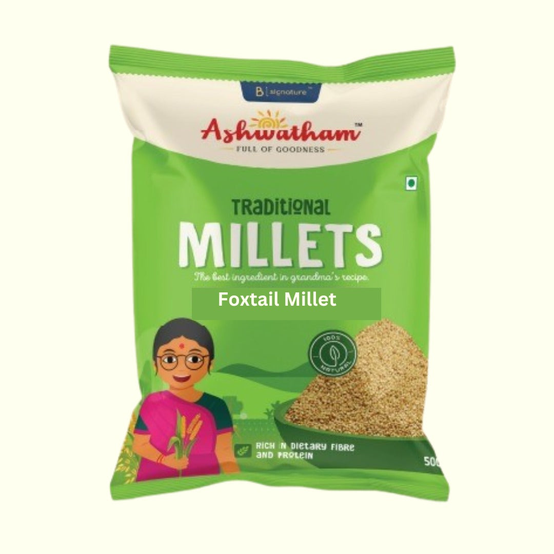Ashwatham Foxtail Millet / Millet / Thinai - 500 g