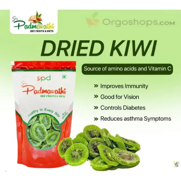 Dried Kiwi/Kiwi - 250g (Sri Padmavathy Dry Fruits and Nuts) - Orgoshops