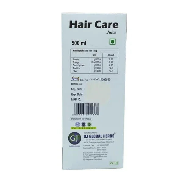 Gj Global Hair Care Juice - 500 ml - Orgoshops