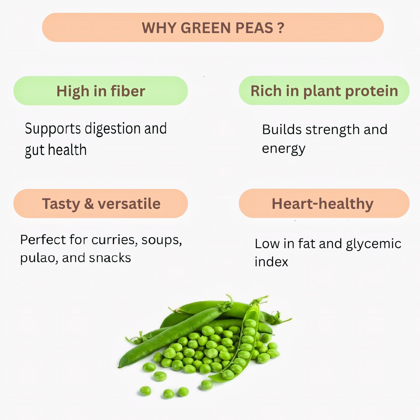 Sangat Green Peas - 1 kg