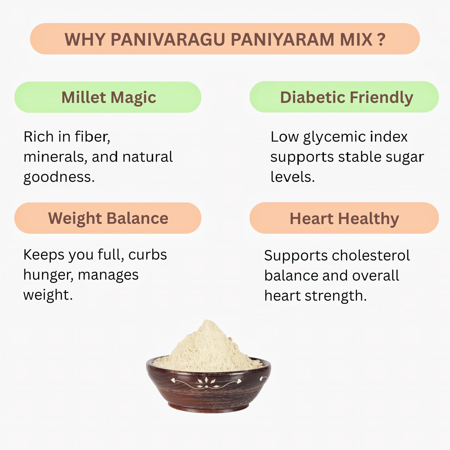 Araikkal Panivaragu Paniyaram Mix - 500 g (Pack of 2) - Orgoshops