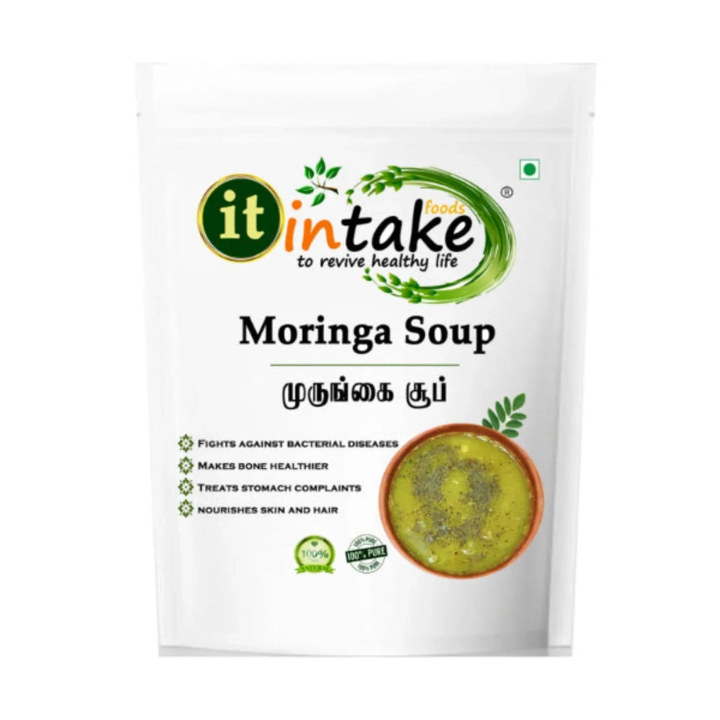 Intake Moringa Instant Soup Mix - 200 g - Orgoshops