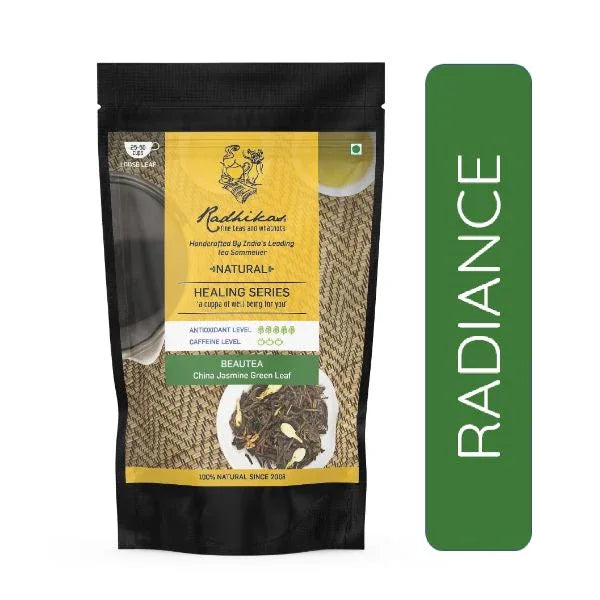 Beautea China Jasmine Leaf | Natural Teas | Cold & Hot Brew | Makes 25 Cups - Orgoshops
