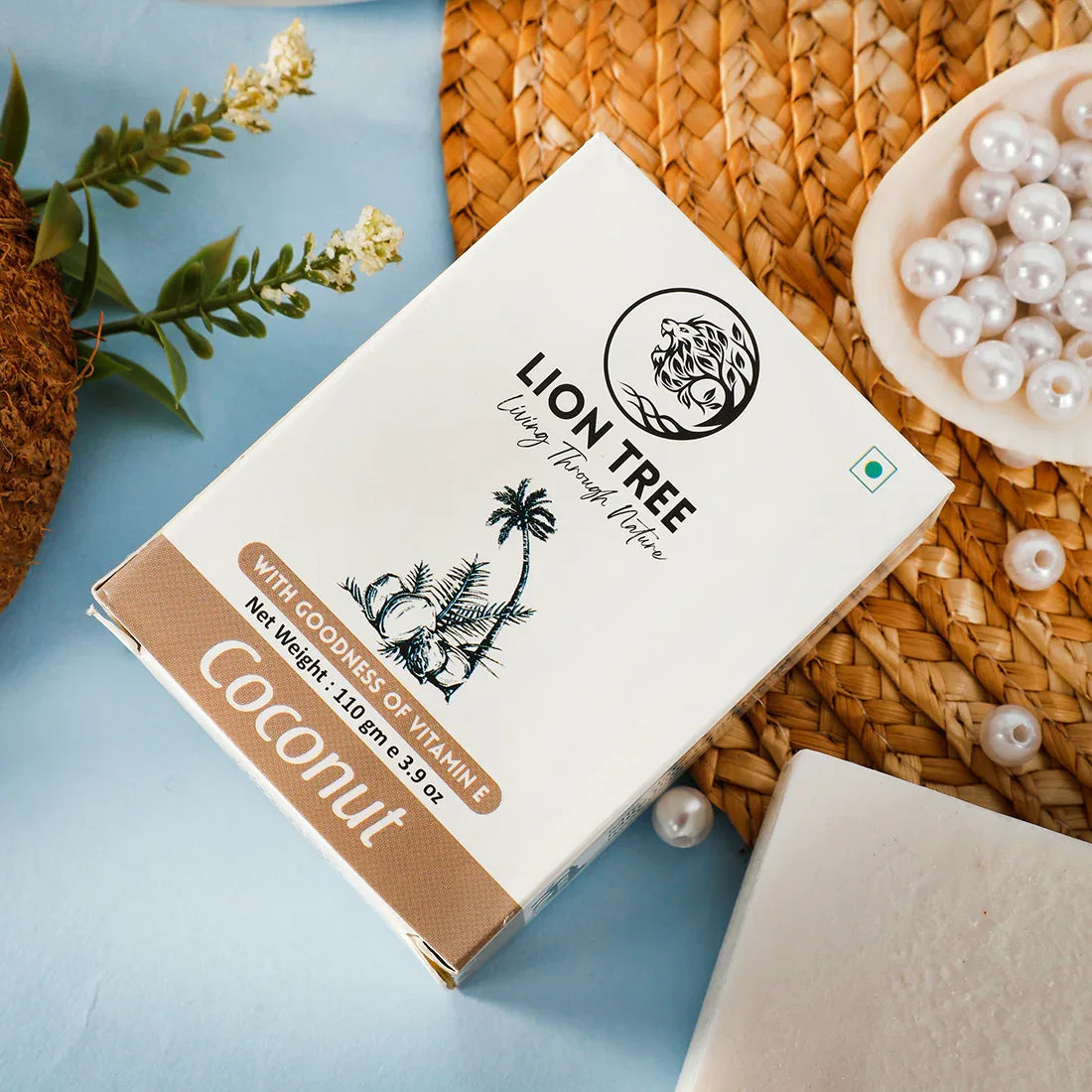 Lion Tree Handmade Coconut Soap With Goodness Of Vitamin E 110gm - Orgoshops