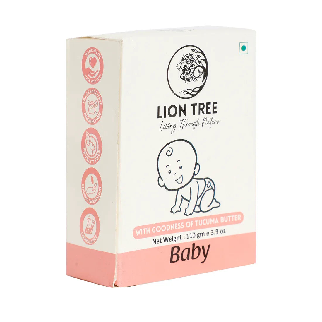Lion Tree Handmade Baby Soap With Goodness Of Tucuma Butter 110gm - Orgoshops