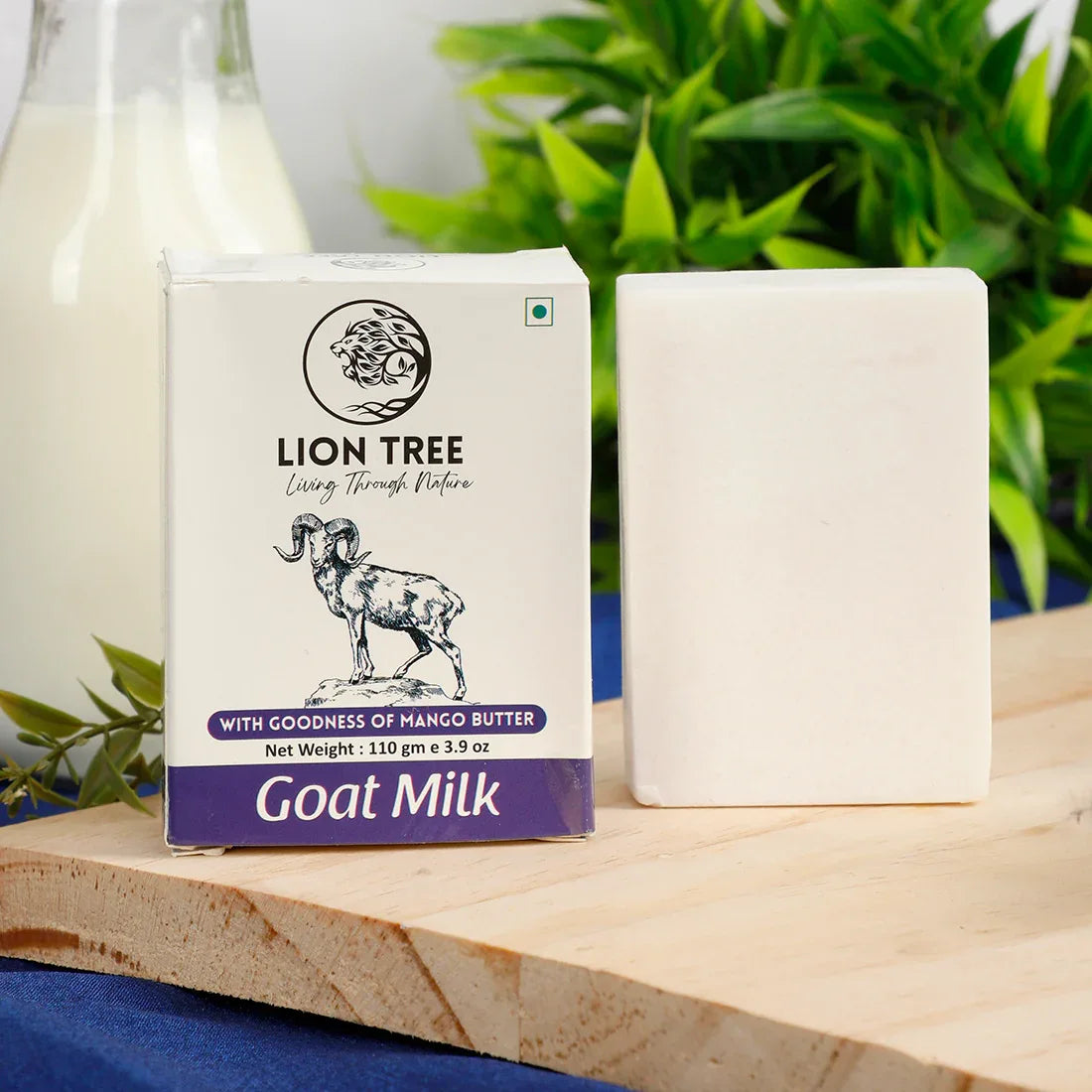 Lion Tree Handmade Goat Milk Soap With Goodness Of Mango Butter 110gm - Orgoshops