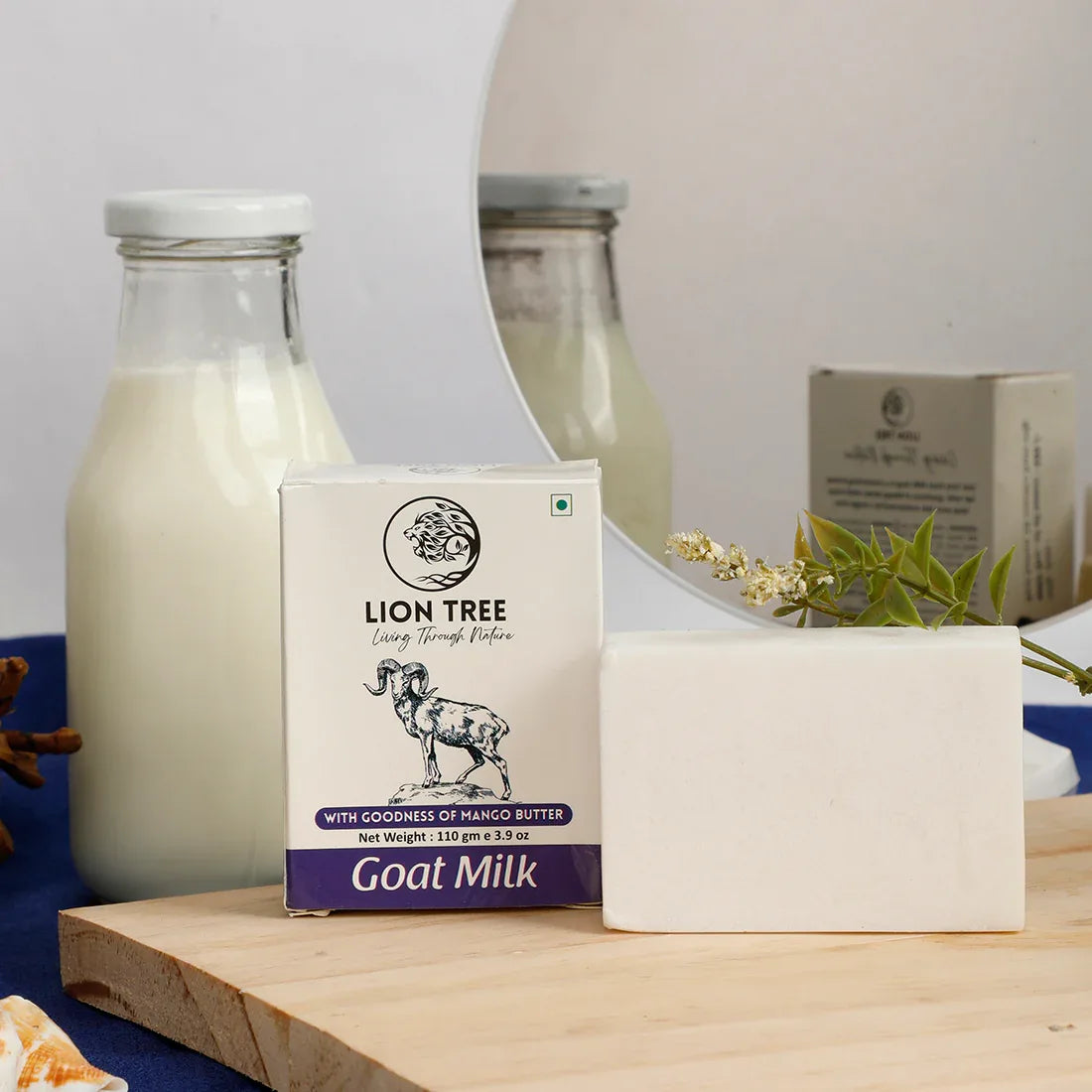 Lion Tree Handmade Goat Milk Soap With Goodness Of Mango Butter 110gm - Orgoshops