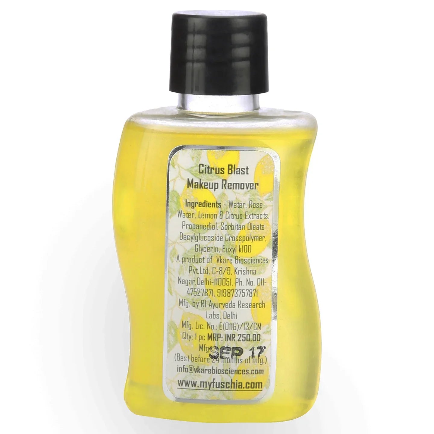 Fuschia Make-up Remover - Citrus Blast - 50 ml - Orgoshops