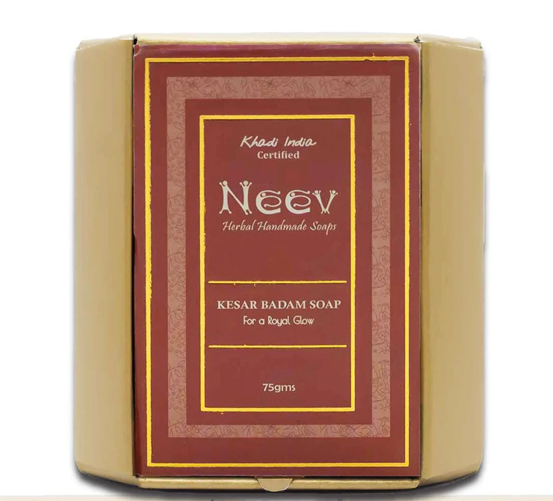 Kesar Badam Soap For A Royal Glow - 75g ( Set Of 3 ) - Orgoshops