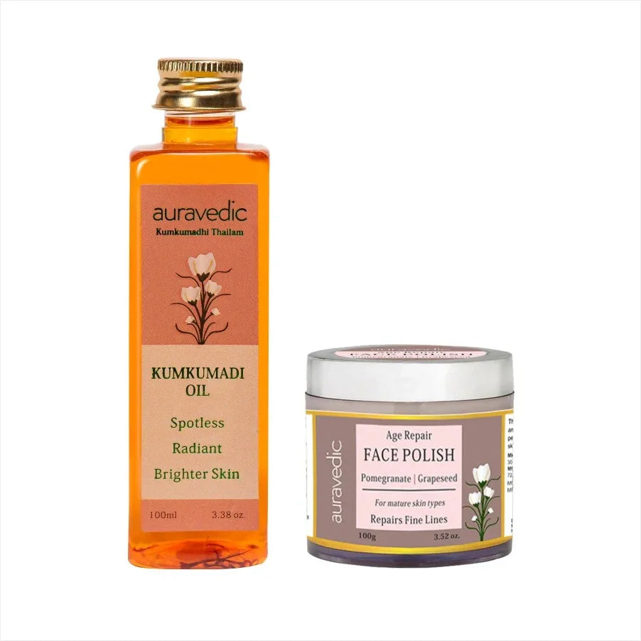 Auravedic Kumkumadi Radiance ( 100ml * 2 ) - Orgoshops