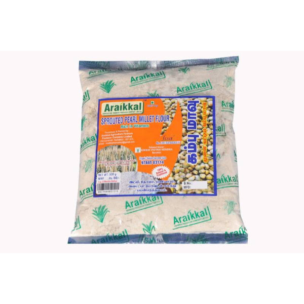 Araikkal Mulaikattiya Kambu Maavu / Kambu Flour - 500 g (Pack of 3)