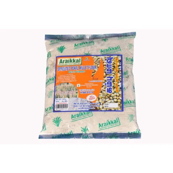 Araikkal Mulaikattiya Kambu Maavu / Kambu Flour - 500 g (Pack of 3) - Orgoshops