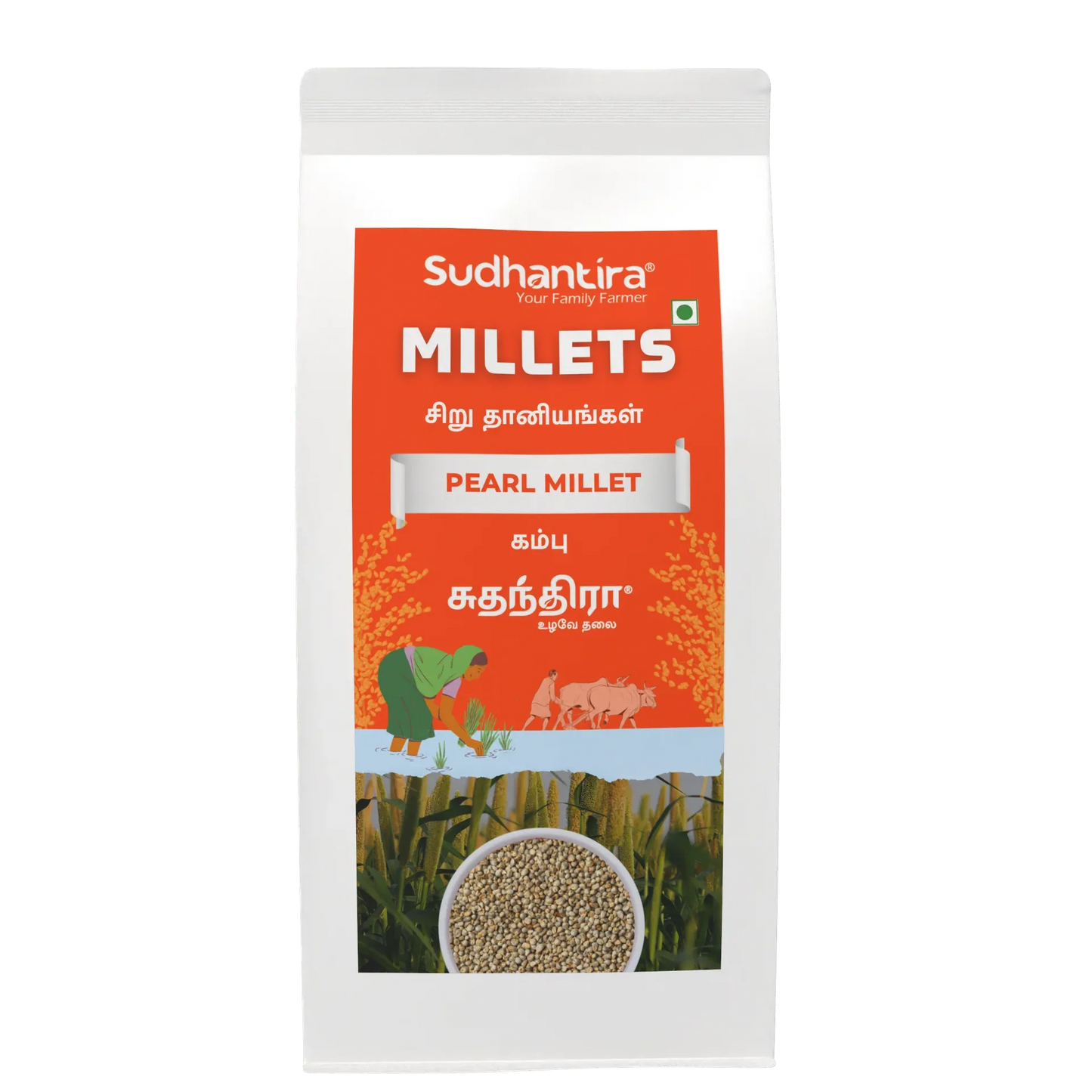 Sudhantira Pearl Millet - 1kg - Orgoshops