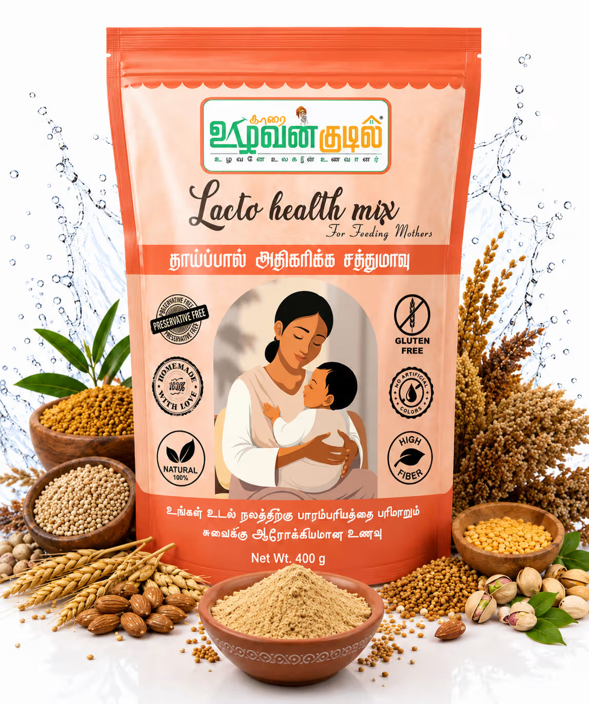 Karai Uzhavan Kudil Lacto Health Mix - 400g