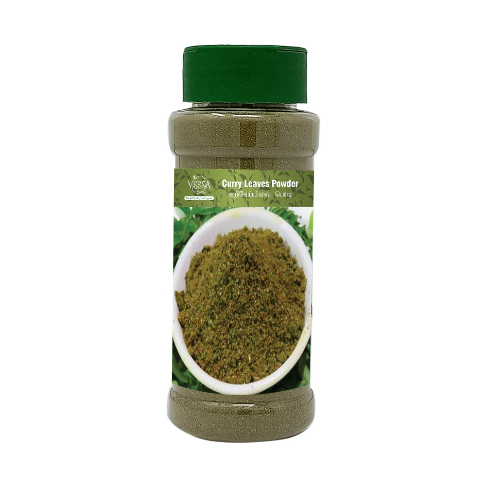 Veena : Products Curry Leaf Powder - 100g ( Pack of 2 ) - Orgoshops