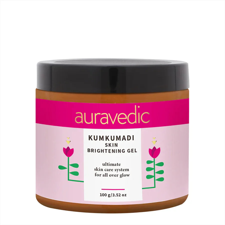 Auravedic Kumkumadi Brightening Gel -100g - Orgoshops