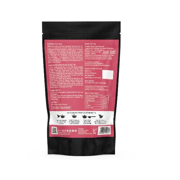 Rejuvenating Lanka Blackcurrant Tea | Natural Teas | Cold & Hot Brew | Makes 25 Cups - Orgoshops