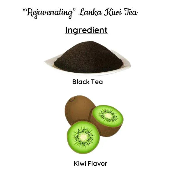 Rejuvenating Lanka Kiwi Tea | Natural Teas | Cold & Hot Brew | Makes 25 Cups - Orgoshops
