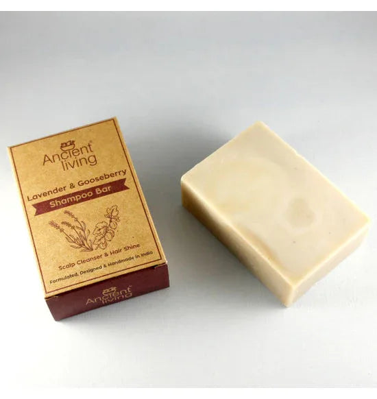 Ancient Living Lavender & Gooseberry Shampoo Bar - 100 G - Orgoshops