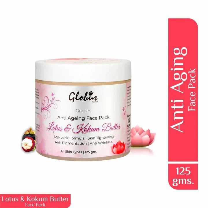 Lotus Kokum Butter Anti Aging Face Pack 125gms - Orgoshops