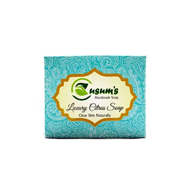 Kusum’s Naturals Luxury Citrus Soap - 105g - Orgoshops