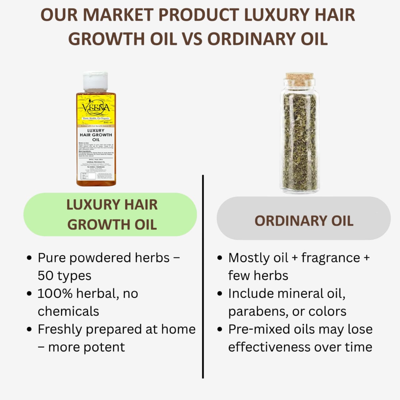 Veena Luxury Hair Growth Oil - 200ml