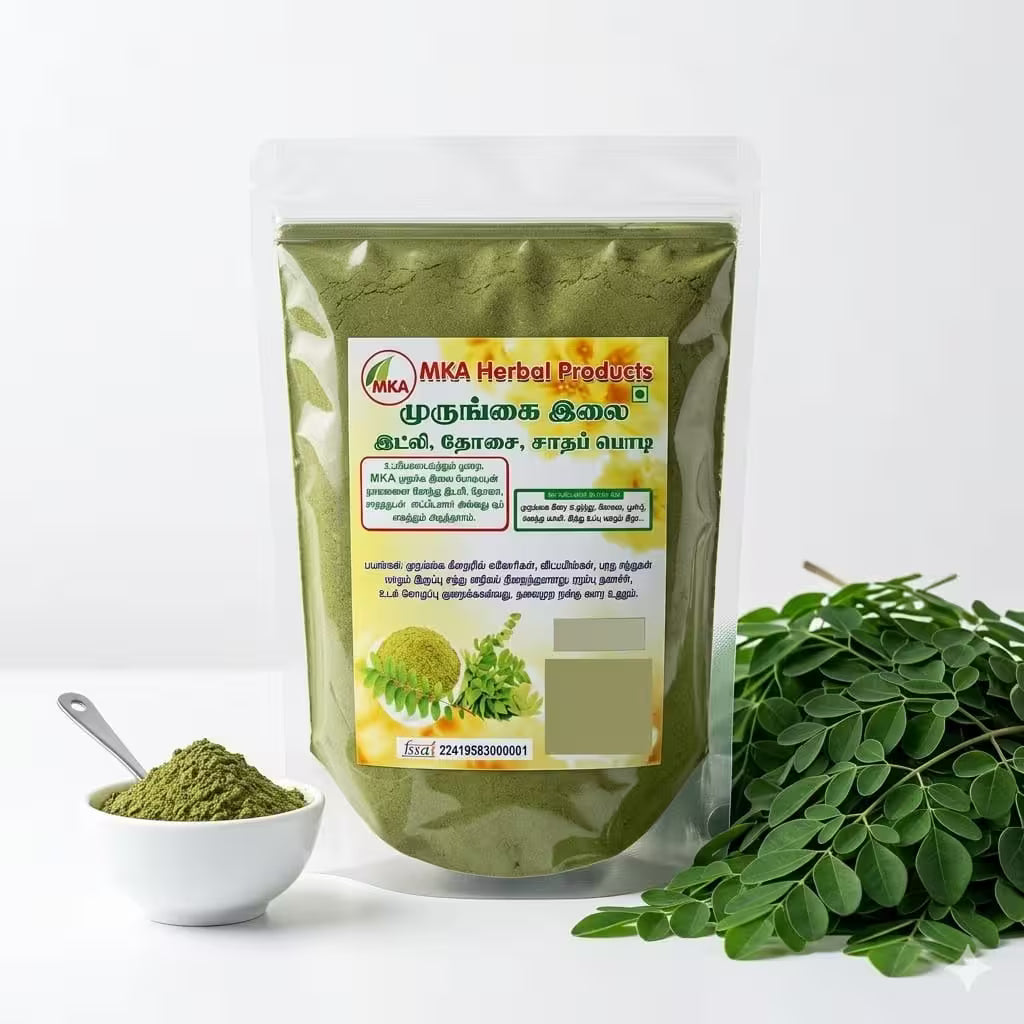 MKA Herbal Drumstick Leaf Idli Dosa Rice Powder - 100 g (Pack of 3)