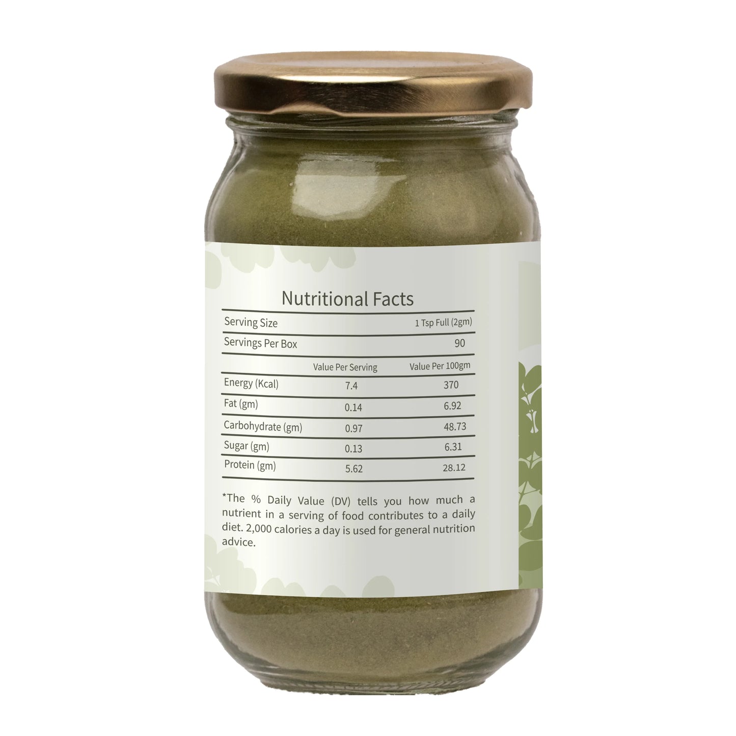 Ecotyl Moringa Leaf Powder | Natural Multi-Vitamin | Good for Hair & Skin - 150g - Orgoshops