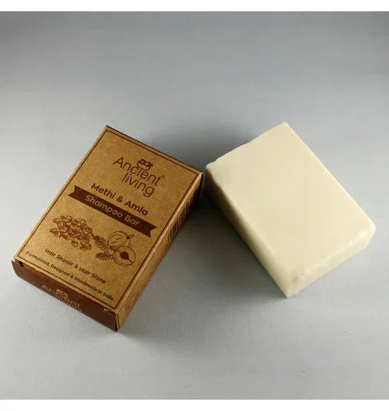 Ancient Living Methi and Amla Shampoo Bar - Orgoshops