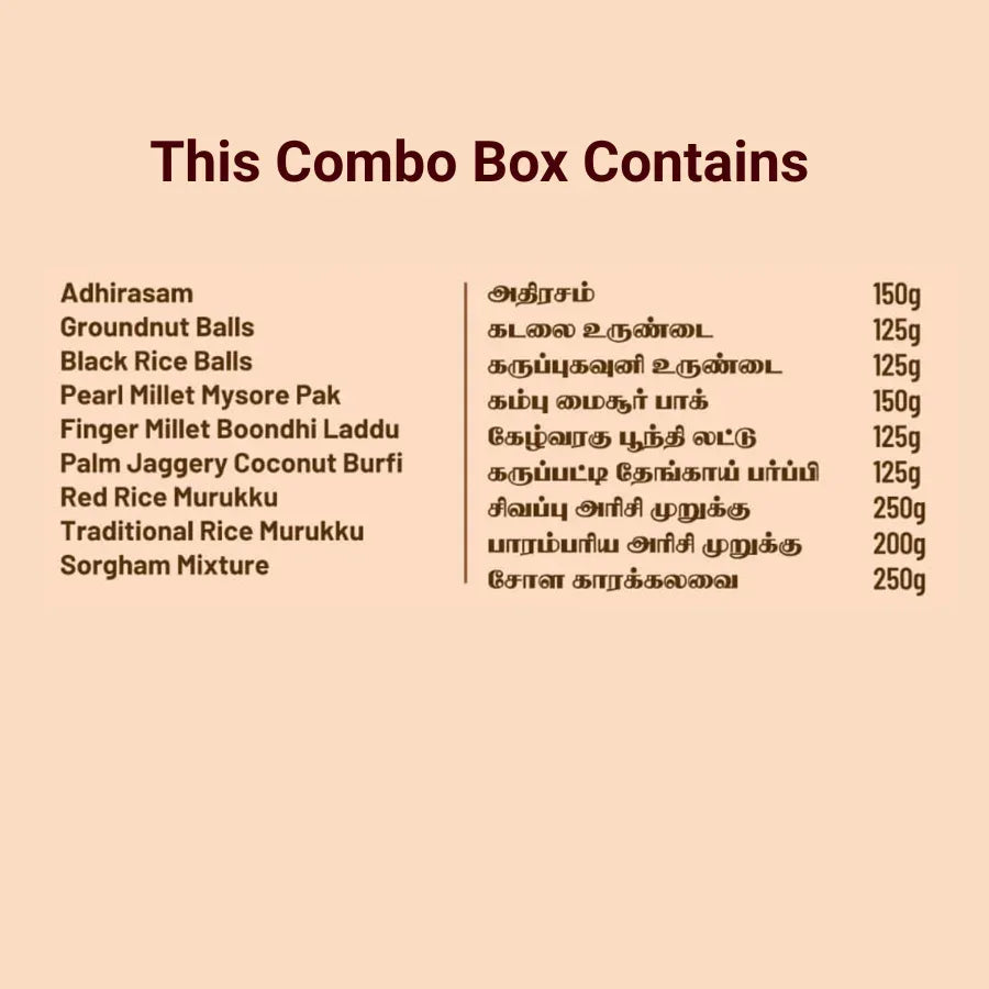 Village Collection Sweet snacks Combo 2 – Premium Celebration Box (1.5 kg) - Orgoshops