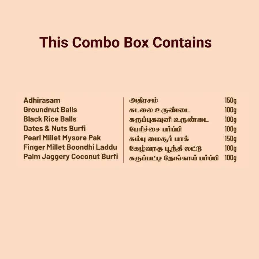 Village Collection Sweet snacks Combo 1 – Classic Celebration Pack (800g) - Orgoshops