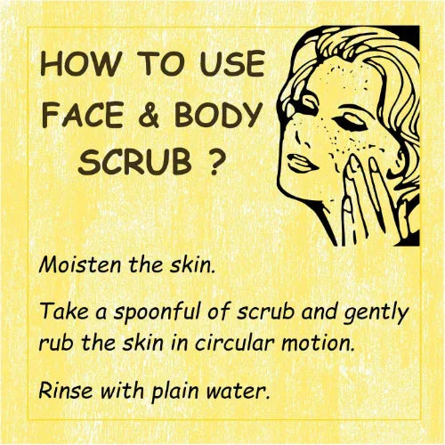 Fuschia Green Tea Clarifying Face & Body Scrub - 100gm - Orgoshops