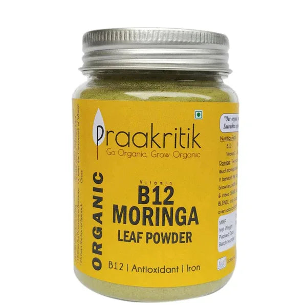Praakritik Organic Moringa Powder-100g - Orgoshops