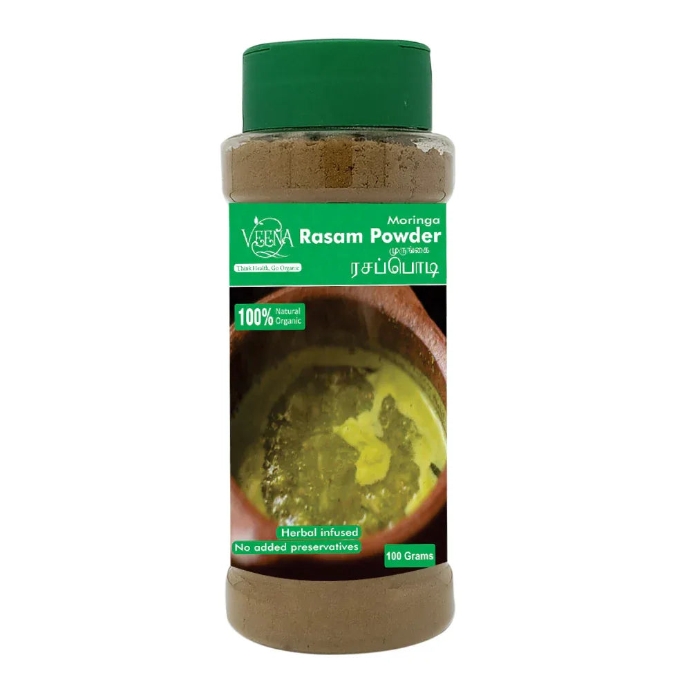 Veena : Products Moringa Rasam Podi - 100 g ( Pack of 2 ) - Orgoshops
