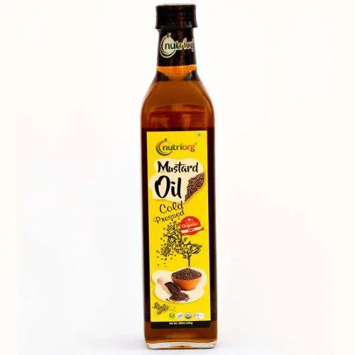 Nutriorgo Certified Organic Mustard Oil - 1000ml - Orgoshops