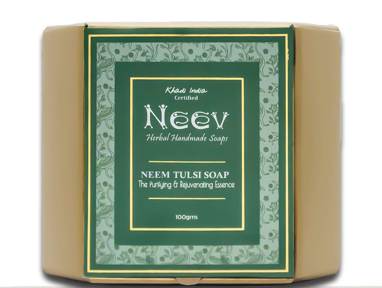 Neem Tulsi Handmade Soap - 100g ( Set Of 3 )