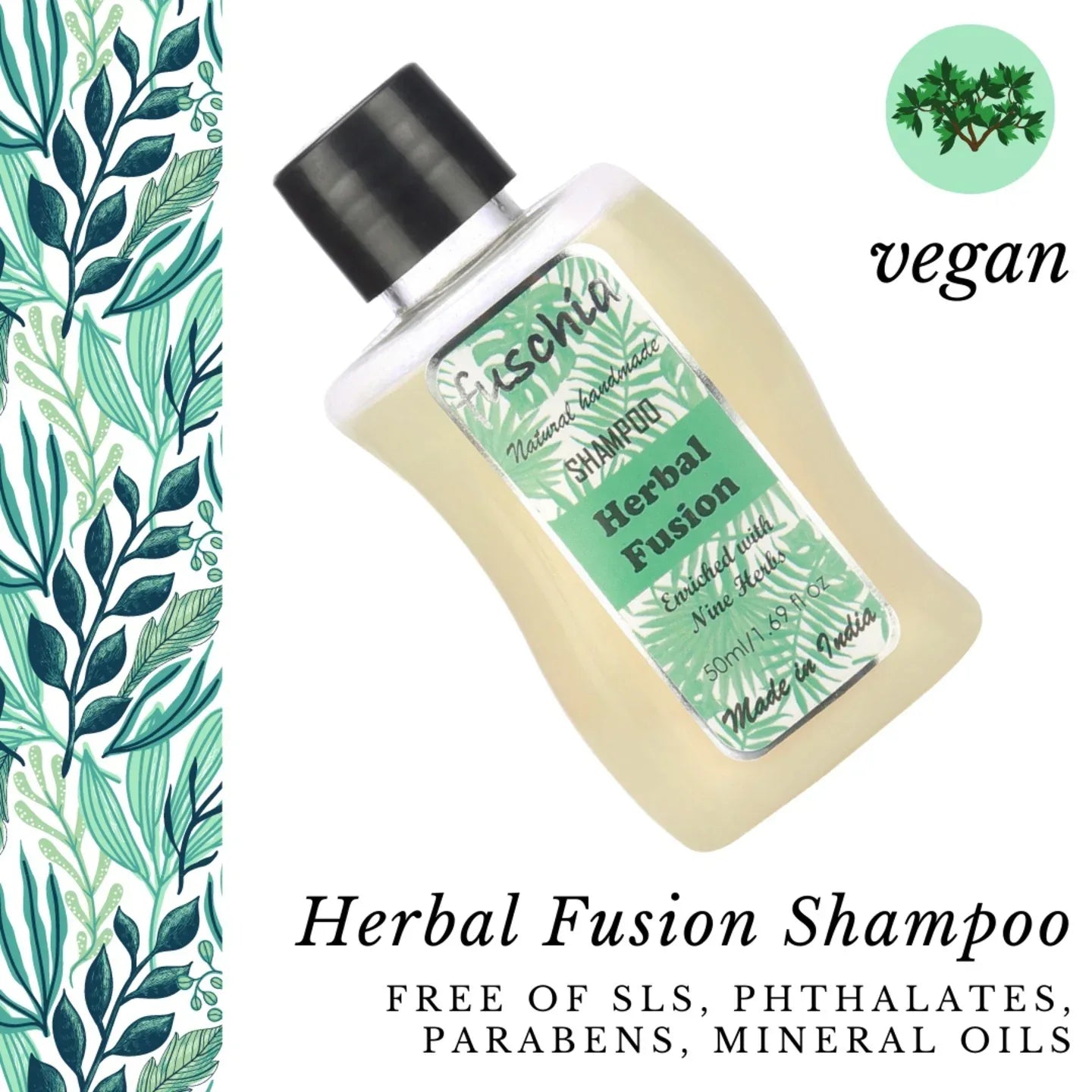 Fuschia Herbal Fusion Shampoo - 50ml - Orgoshops