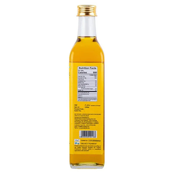 Praakritik Organic Cold Pressed Sesame Oil - 100ml - Orgoshops
