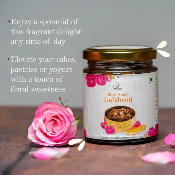 Narchuvai : Rose Honey Gulkand / Gulkand - 200 g - Orgoshops