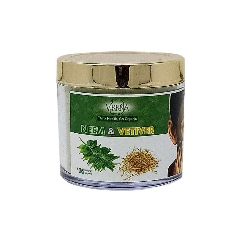 Veena Neem and Vetvier Face Pack - 40g ( Pack of 2 ) - Orgoshops